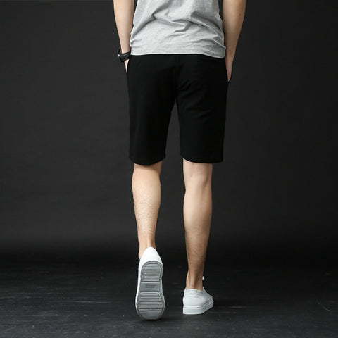 Dragon Embroidery Black Shorts