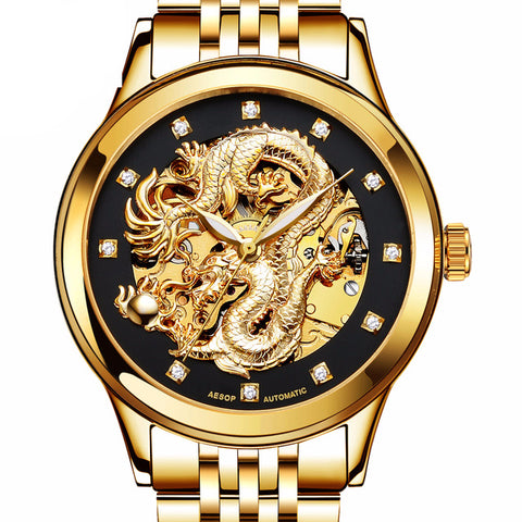 Golden Dragon Watch