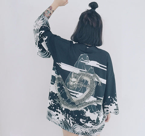 Dragon Pattern Kimono