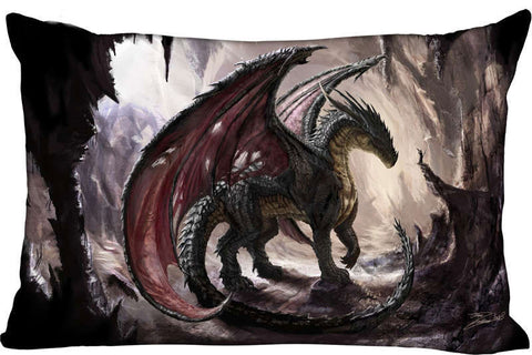 Dark Dragon Pillow Case