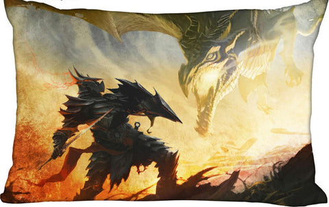 Dark Dragon Pillow Case