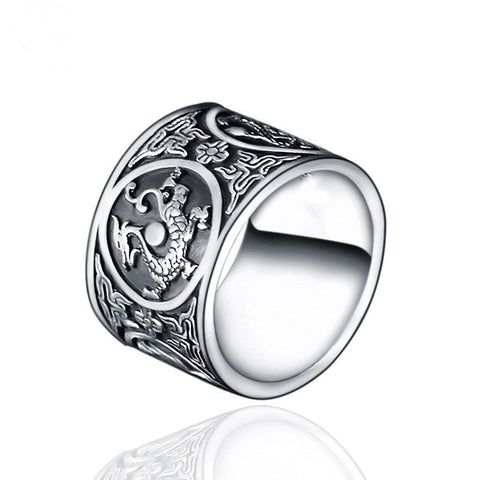 Classic Dragon Silver Ring