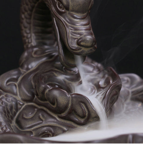 Ceramic Dragon Incense Burner