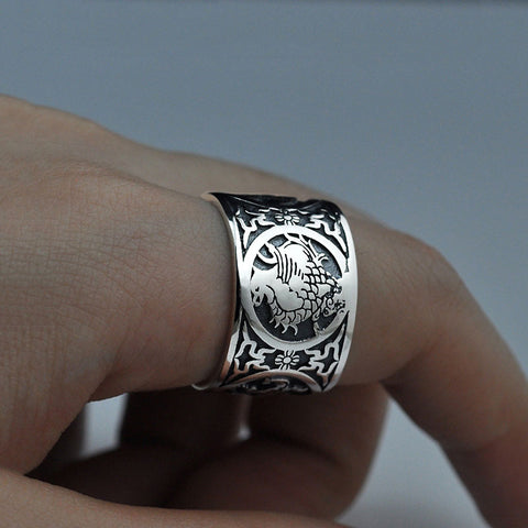 Classic Dragon Silver Ring