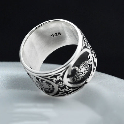 Classic Dragon Silver Ring