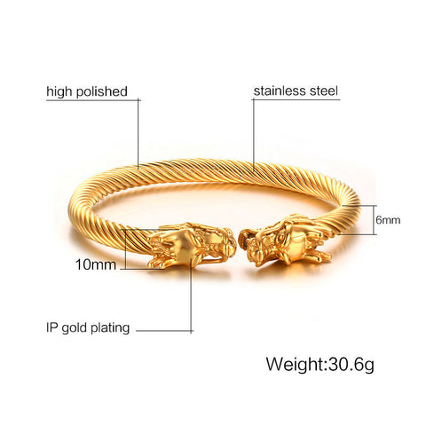 Double Headed Dragon Bracelet