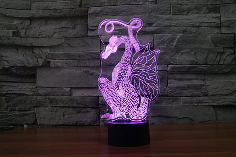 Ancient Dragon Art Lamp