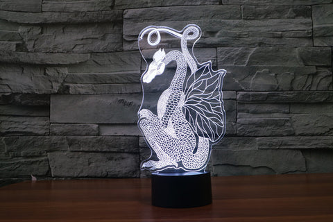 Ancient Dragon Art Lamp