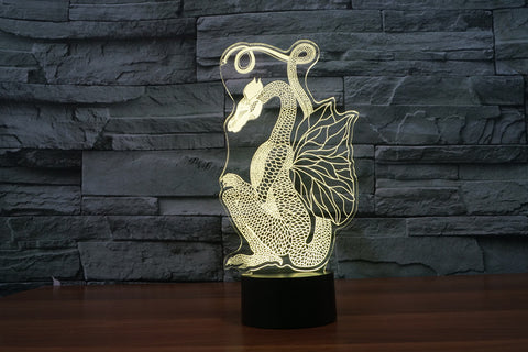 Ancient Dragon Art Lamp