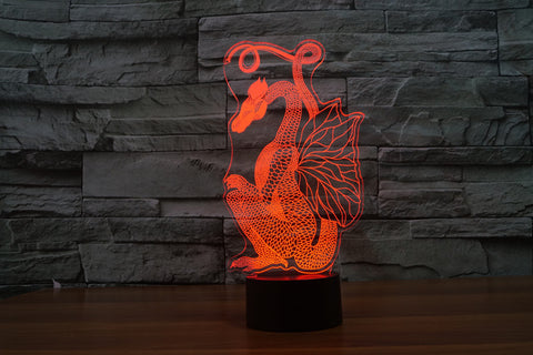 Ancient Dragon Art Lamp