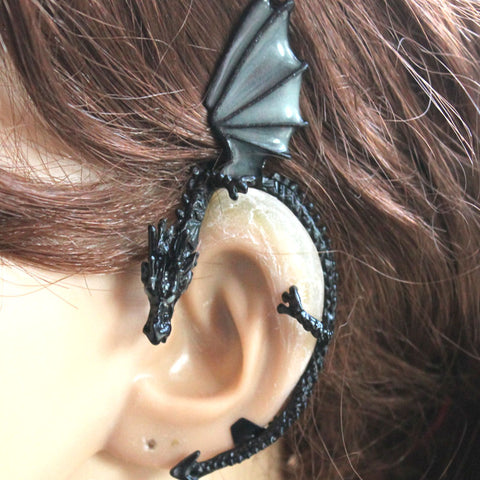 Glow in the Dark Dragon Ear Cuff