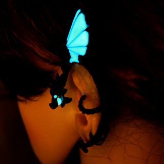 Glow in the Dark Dragon Ear Cuff