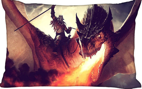 Dark Dragon Pillow Case
