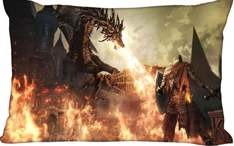 Dark Dragon Pillow Case