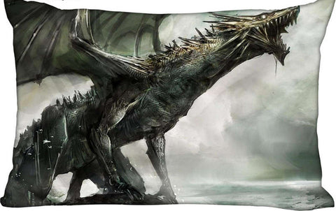 Dark Dragon Pillow Case