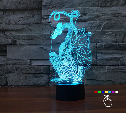 Ancient Dragon Art Lamp