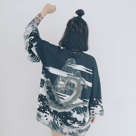 Dragon Pattern Kimono